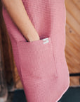 Spa Wrap for Women - Cotton Waffle