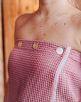 Spa Wrap for Women - Cotton Waffle