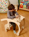 Toddler Rocking Chair and Table Set: Eco-Friendly by Kidodido-1