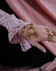 Gold Orb Weaver Spider Bracelet