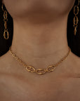 Gold Revenant Choker Necklace