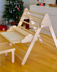 Versatile Montessori Climbing Set with Folding Table and Chair-3