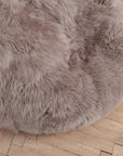 Natural Sheepskin Beanbag - Greige