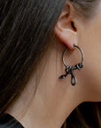 Serpent's Lair Snake Earrings