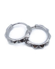 Studded Small Hoop Earrings