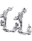 Malice Filigree Hoop Earrings