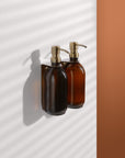 Gold Double Soap Bottle Holder-4