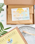 Soap Sampler Gift Set | 8 x 25g Mini Travel Soaps | Natural Handcrafted Letterbox Gift | Vegan, Plastic-Free Skincare