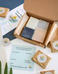 Face Wash Sample Pack | 4 x 15g Natural Facial Cleansing Bars | Vegan, Plastic-Free Skincare | Perfect Travel & Trial Set