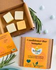 Citrus Mini Conditioner Bar Sampler - gift set with 4 mini conditioner bars