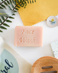 Grapefruit Lemongrass Face Wash Bar | Natural Facial Cleanser for Fresh, Glowing Skin | Vegan, Plastic-Free Skincare
