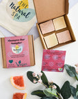 Floral Mini Shampoo Sampler - gift set with 4 mini shampoo bars