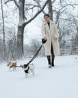 Bundle Shearling Fur Grip + Rope Leash for Dogs