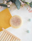 Rose, Grapefruit & Lavender Solid Conditioner Bar | Natural Hair Conditioner for All Hair Types | Vegan, Plastic-Free Hair Care