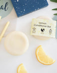 Lemon Solid Conditioner Bar | Natural Hair Conditioner for All Hair Types | Vegan, Plastic-Free Hair Care