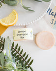 Lemon Shampoo Bar | Natural Hair Wash for All Hair Types | Vegan, Plastic-Free Hair Care