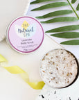 Lavender Body Scrub | Natural Exfoliating Sugar Scrub for Relaxing, Smooth Skin | Vegan, Plastic-Free Skincare | 3 Size Options
