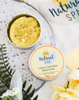 Lemon Calendula Body Scrub | Natural Exfoliating Sugar Scrub for Smooth, Glowing Skin | Vegan, Plastic-Free Skincare | 2 Size Options