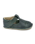 Leather Kids' Shoes Lusti - Dark Green