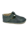 Leather Kids' Shoes Lusti - Dark Green