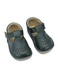 Leather Kids' Shoes Lusti - Dark Green