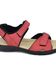 Liiva Women's Leather Sandals - Red