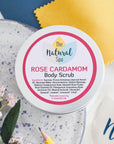 Rose & Cardamom Body Scrub 200g | Natural Exfoliating Scrub – Zoe’s May Staff Pick