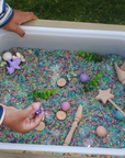 Premium Sensory Table for Kids - Durable Pine Wood Montessori Learning Toy for Sand, Water, and Creative Play by Vincabel's Playground at brixbailey.com