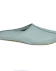 Mint Leather Indoor Slippers