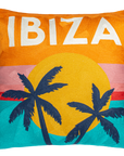 Ibiza Sunset Needlepoint Pillow