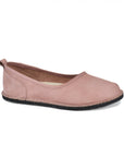 Pink Nubuck Leather Comfort Shoes