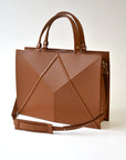 Caramel Brown Laptop Case and Shoulder Handbag