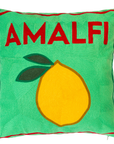 Amalfi Lemon Needlepoint Pillow