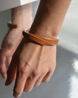 Handmade Leather Bracelet by Gerda Retter – Timeless Elegance by Gerda Retter Design at www.brixbailey.com