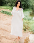 Cotton Waffle Surf Poncho