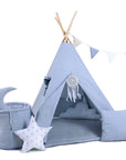 Deluxe Tipi Tent Set – Magical, Comfortable Indoor & Garden Play by Sówka at brixbailey.com