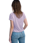 Tan-Through Lilac Spacious T-Shirt - Breathable Comfort for Outdoor Activities by Smarttan at www.brixbailey.com