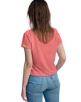 Tan Through Coral T Shirt for Sun Lovers