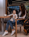 Large Diaper Backpack – Black Coffee
