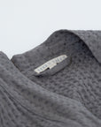 Honeycomb Waffle Linen Bathrobe