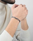 Silver Soho Diamond Cord Bracelet