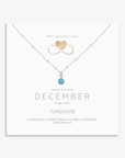 Turquoise December Birthstone Necklace