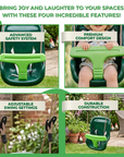 Baby Swing Seat - Green Deluxe - Safe & Comfortable