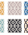 Luxury Moroccan cement tiles, blue yellow cream pattern, handcrafted SOUK design, premium floor and wall tiles, exotic interior decor by Maria Starling Design at brixbailey.com