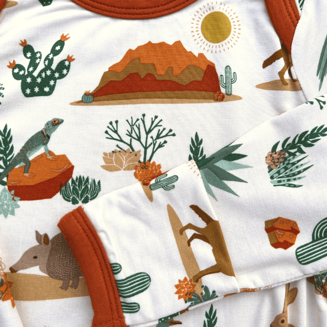 Desert Friends Gown & Swaddle Set + Gift Box