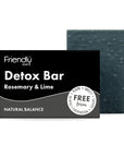 Natural Soap - Detox Bar - Activated Charcoal - Rosemary & Lime