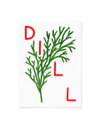 Dill Herb print from an original painting, choice of sizes, available framed and unframed