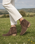 Dixie Cowboy Boots - Brown