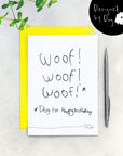Dog For Happy Birthday Card