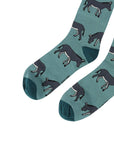 Save the Donkeys Bamboo Socks in Blue